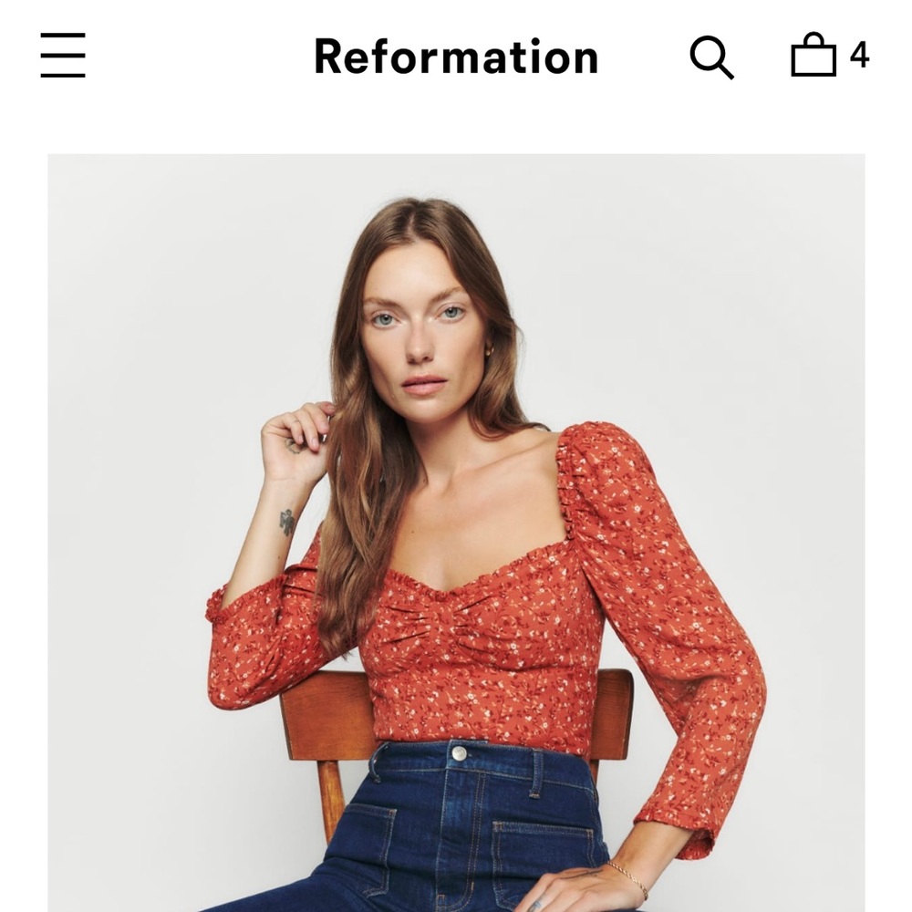 Reformation Mariah top